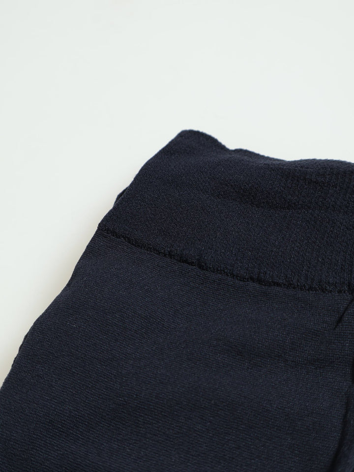 3 Pack Opaque  Knee High Stockings - Navy