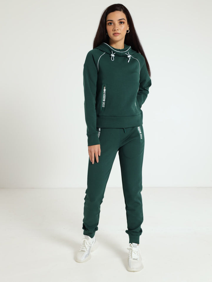 Sasha Scuba Sweat Top - Green