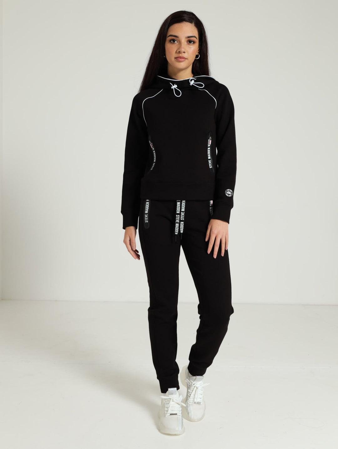 Sasha Scuba Sweat Top - Black
