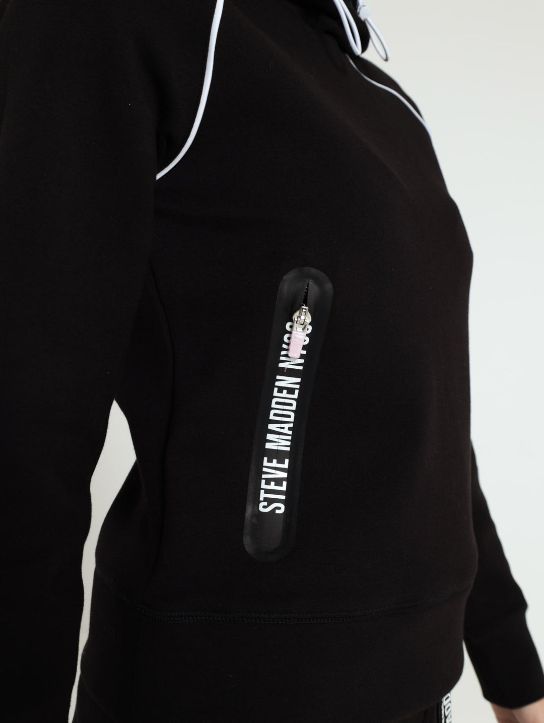 Sasha Scuba Sweat Top - Black