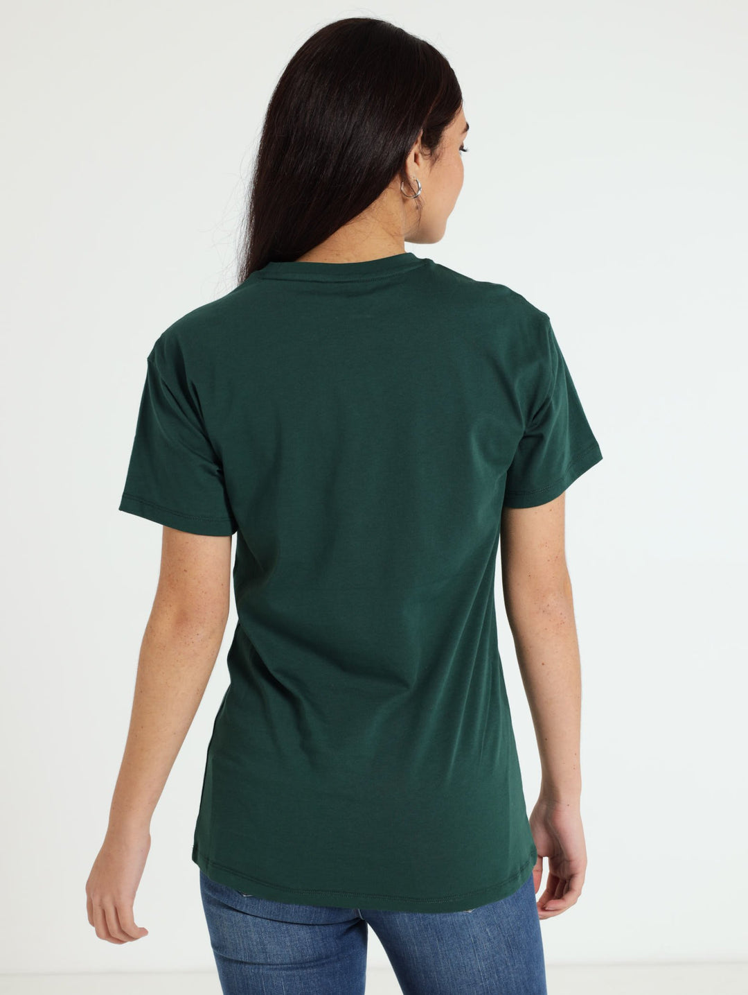 Laila Small Logo Tee - Dark Green