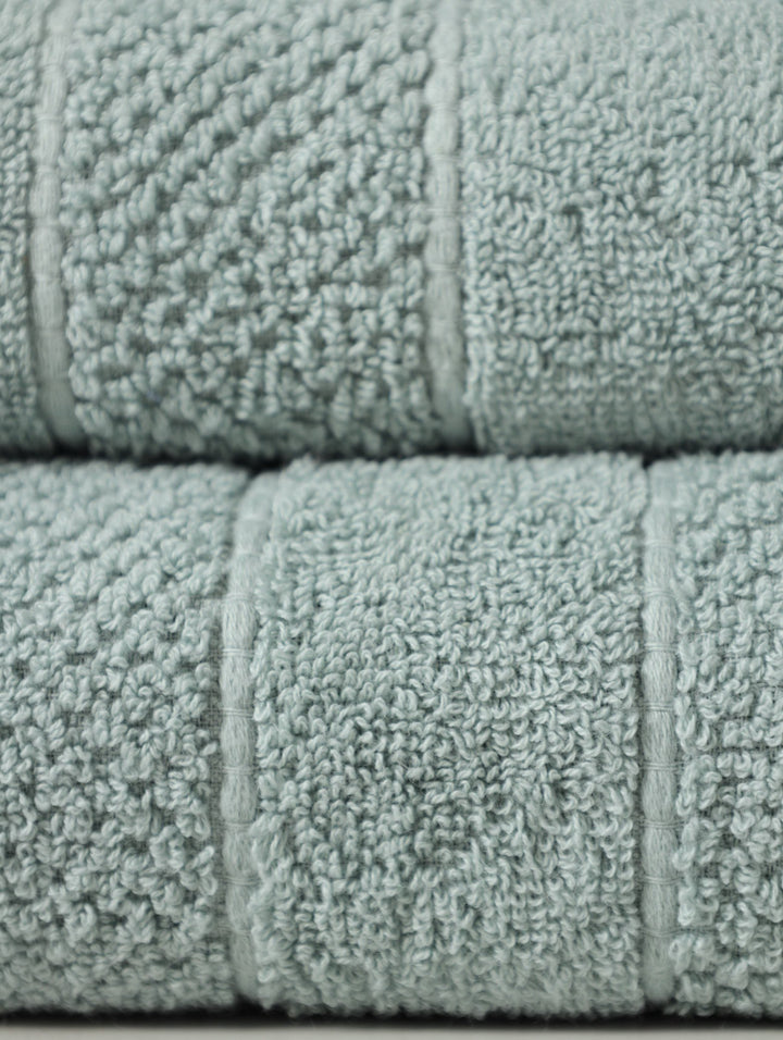 Premium Textured Towels - Duck Egg