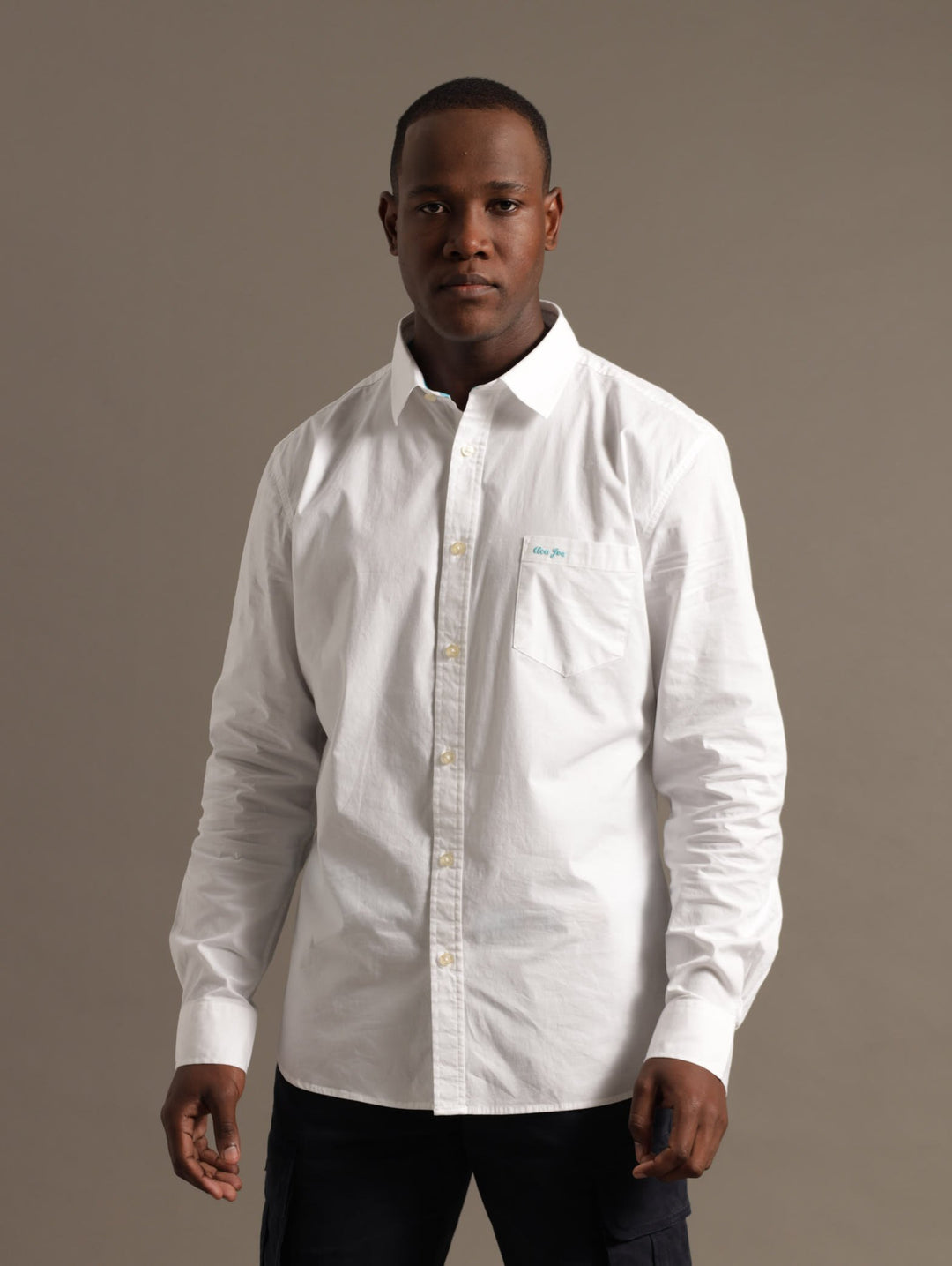 Cotton Poplin Shirt - White