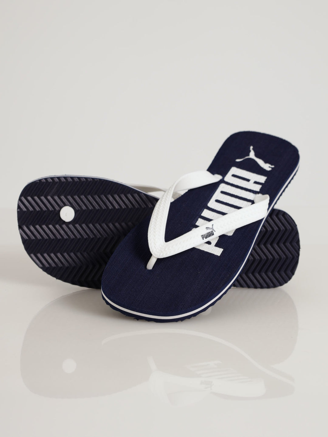 Men's First Flip Brushed Sandal - Navy/White