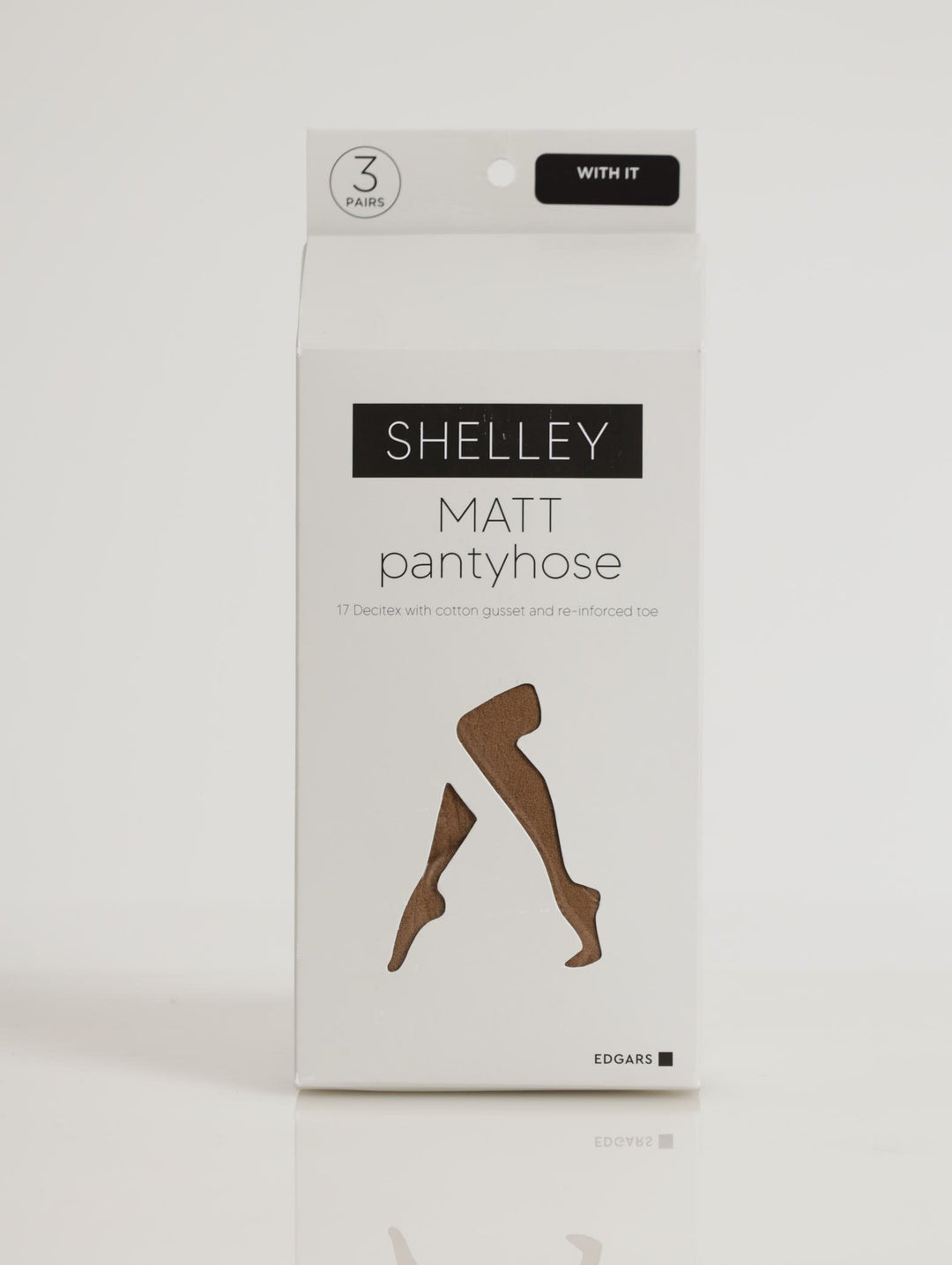 Laides 3 Pack WithIt Sheer  Pantyhose - Beige