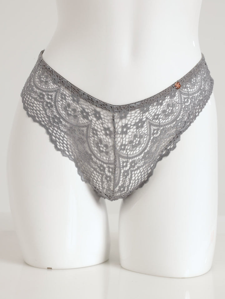 Ladies 3 Pack Galloon Lace Brazilian Panty