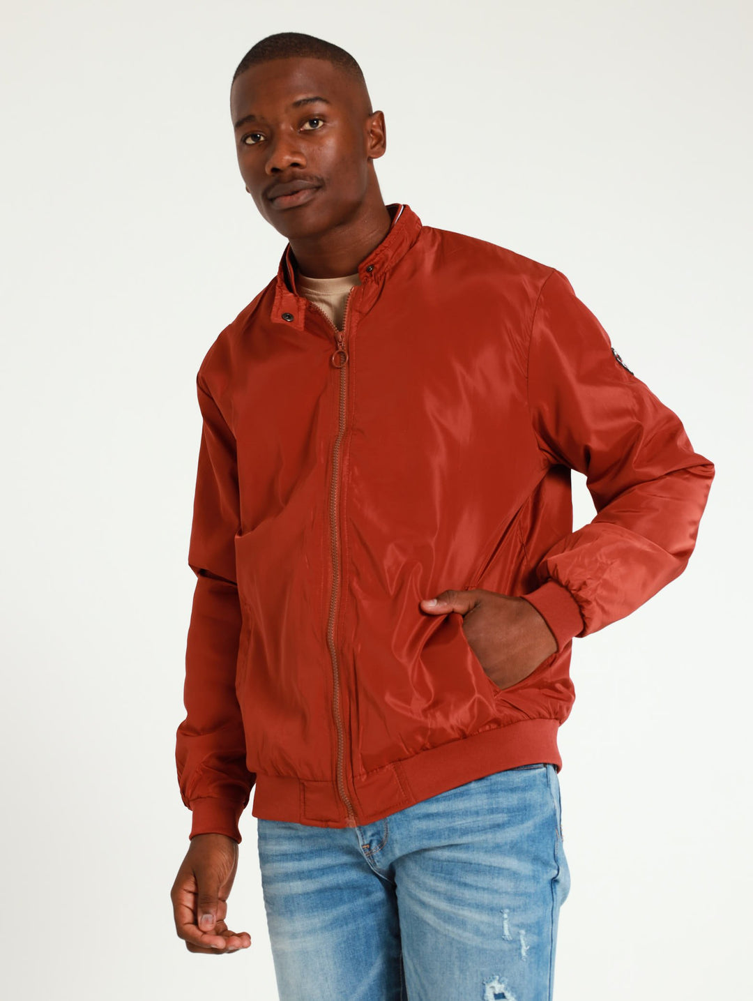 Bomber Jacket - Rust