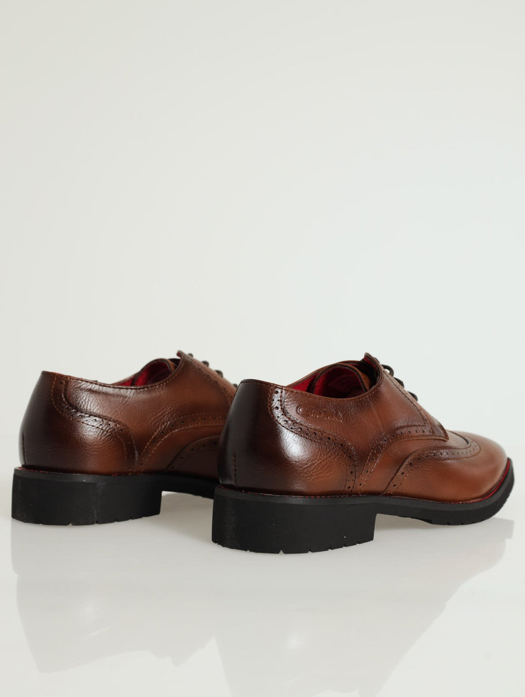 Lace-Up With Contrast Stitch - Tan