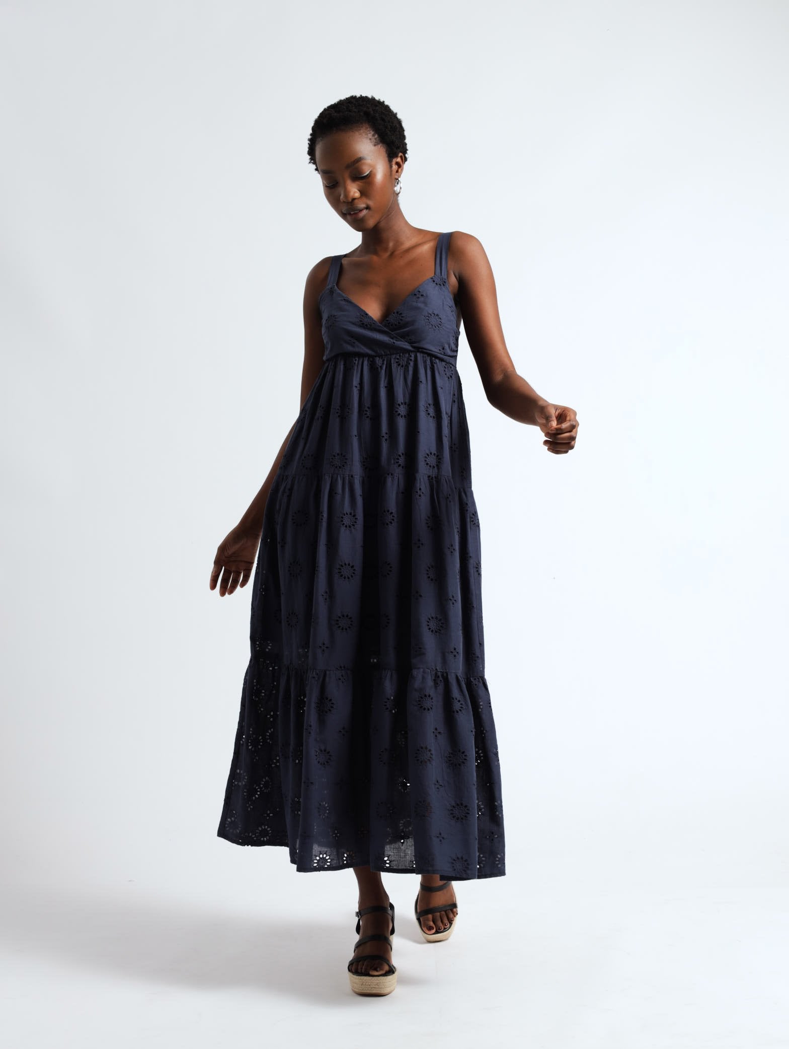 Strappy Tiered Maxi Dress – Edgars