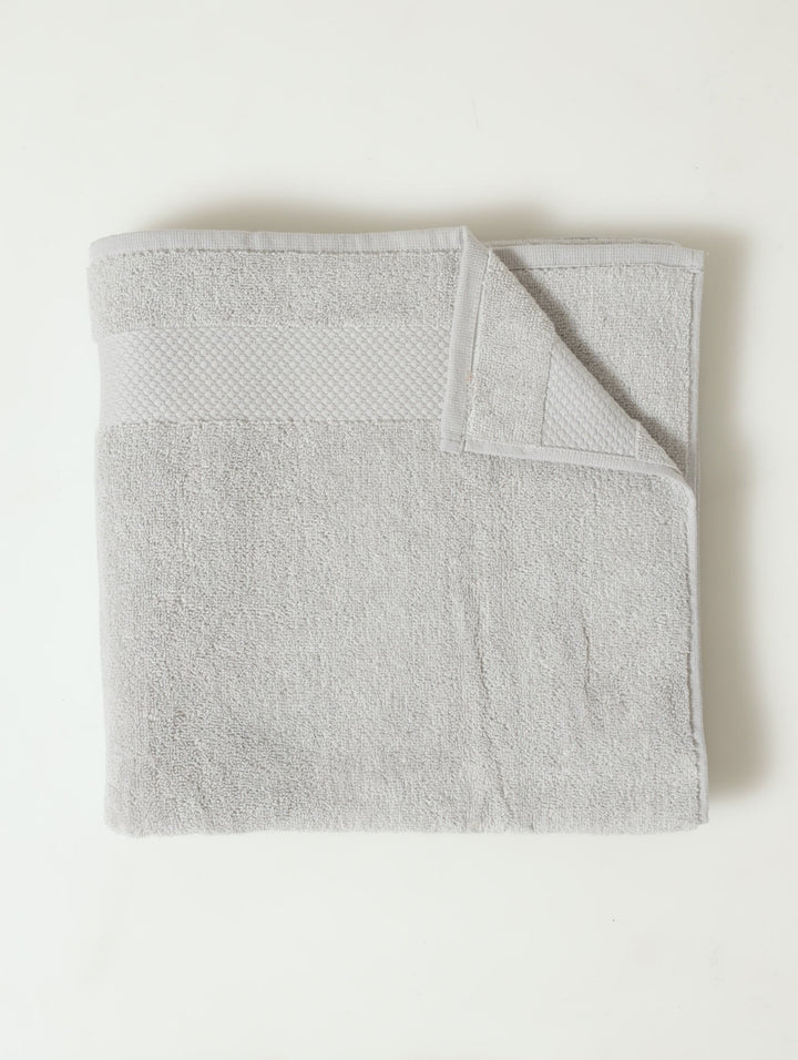 Zero-Twist Luxury Bath Towels - Silver