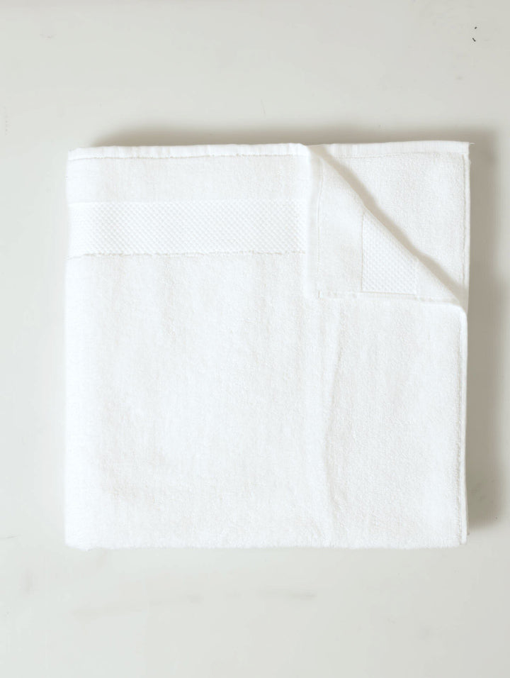Zero-Twist Luxury Bath Towels - White