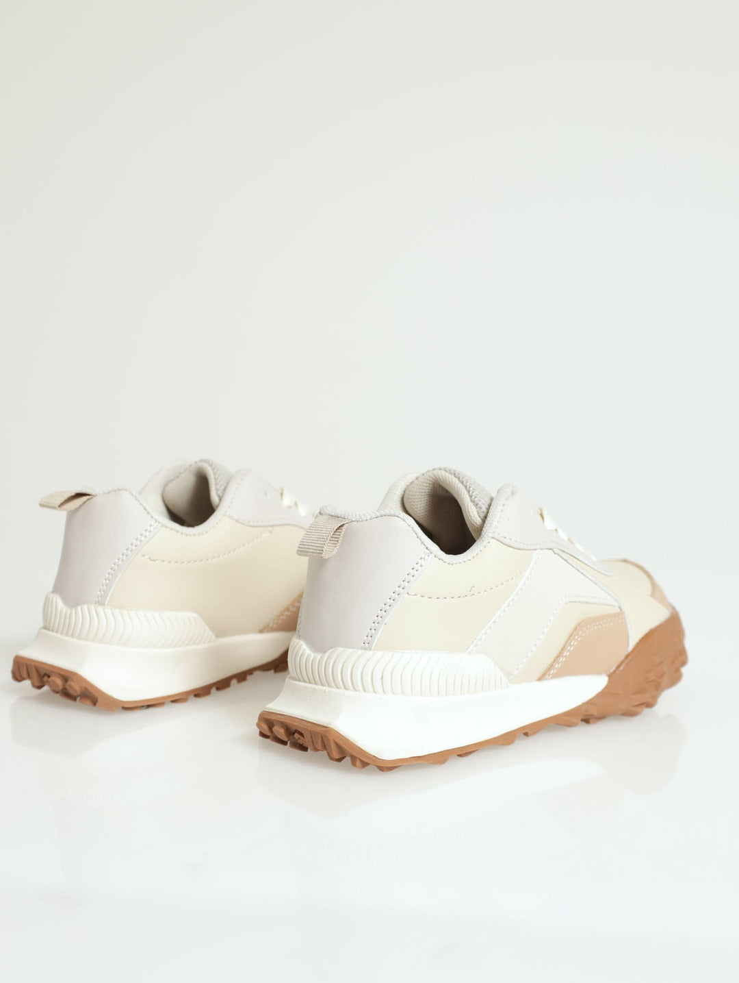 Girls Retro Sneaker - Nude