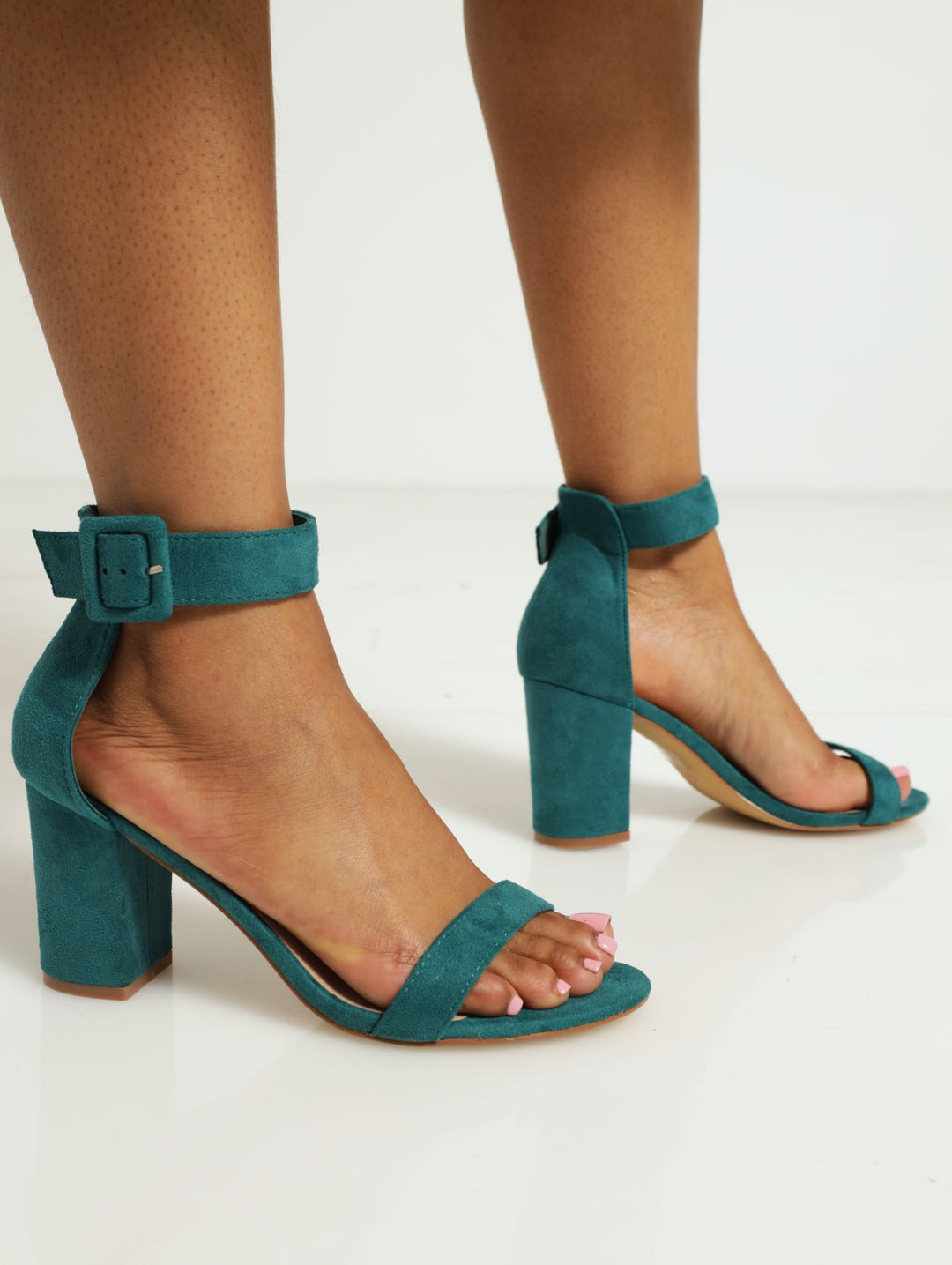 Jockey Block Heel Sandal - Green