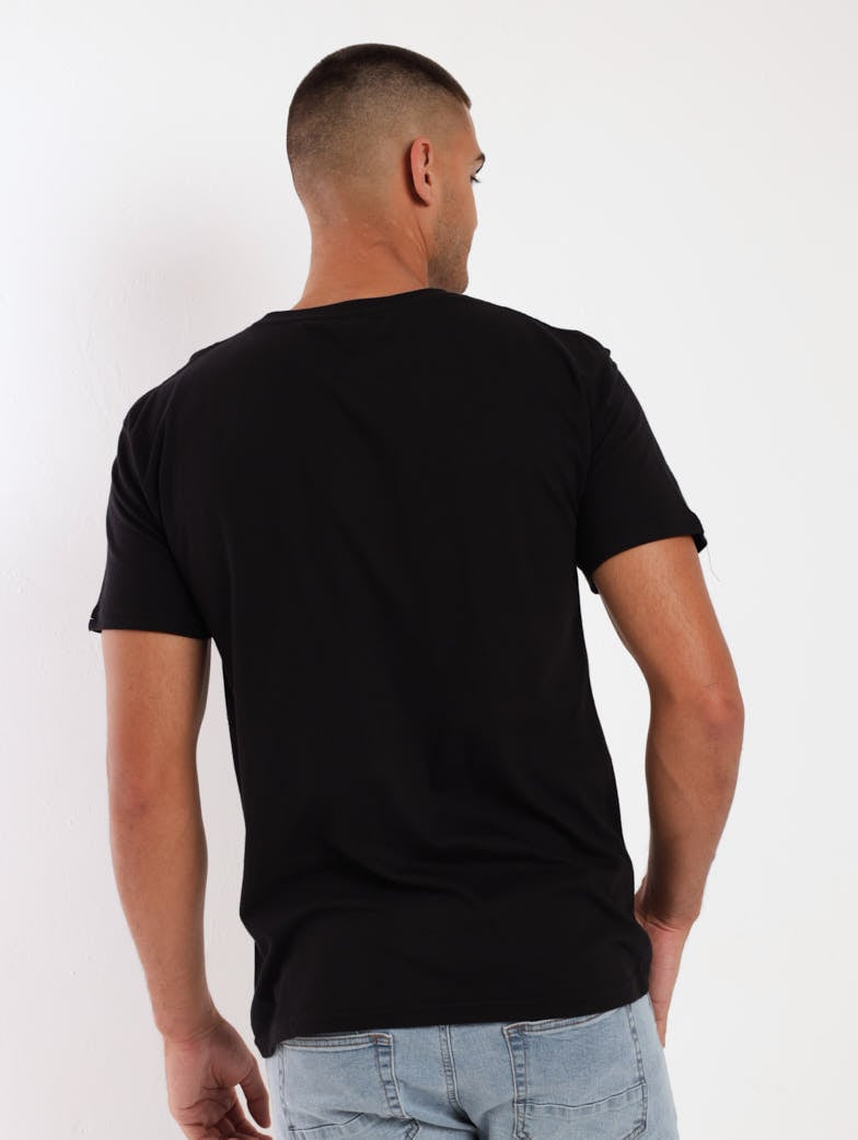Men's Block Grafitti Tee - Black