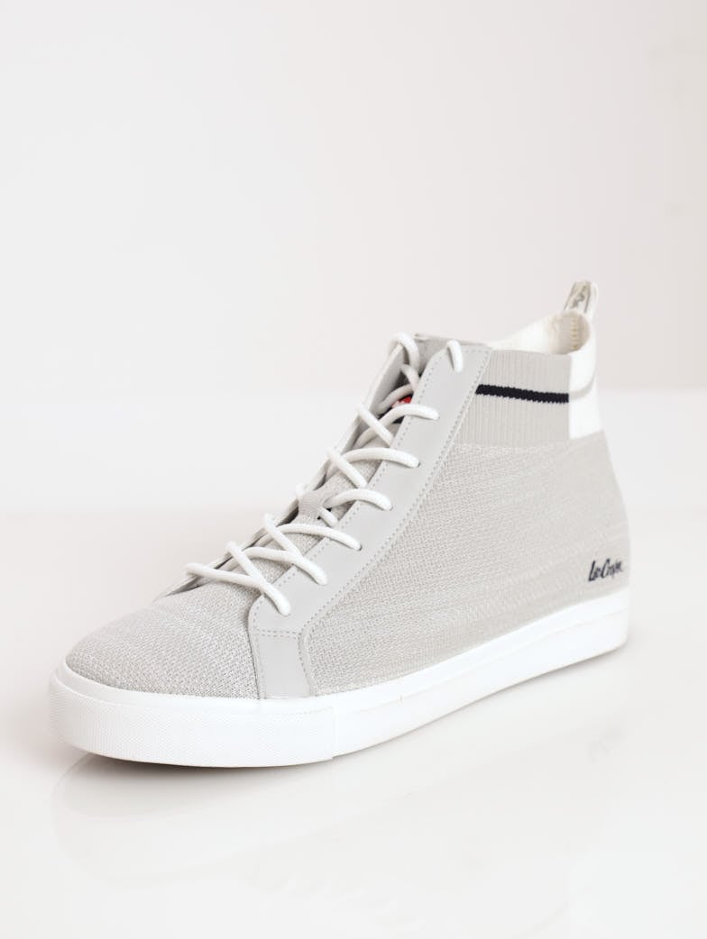 Men's Flyknit Hi-Top Sneaker - Grey
