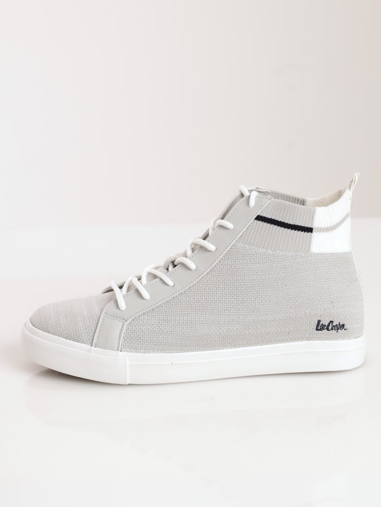 Men's Flyknit Hi-Top Sneaker - Grey