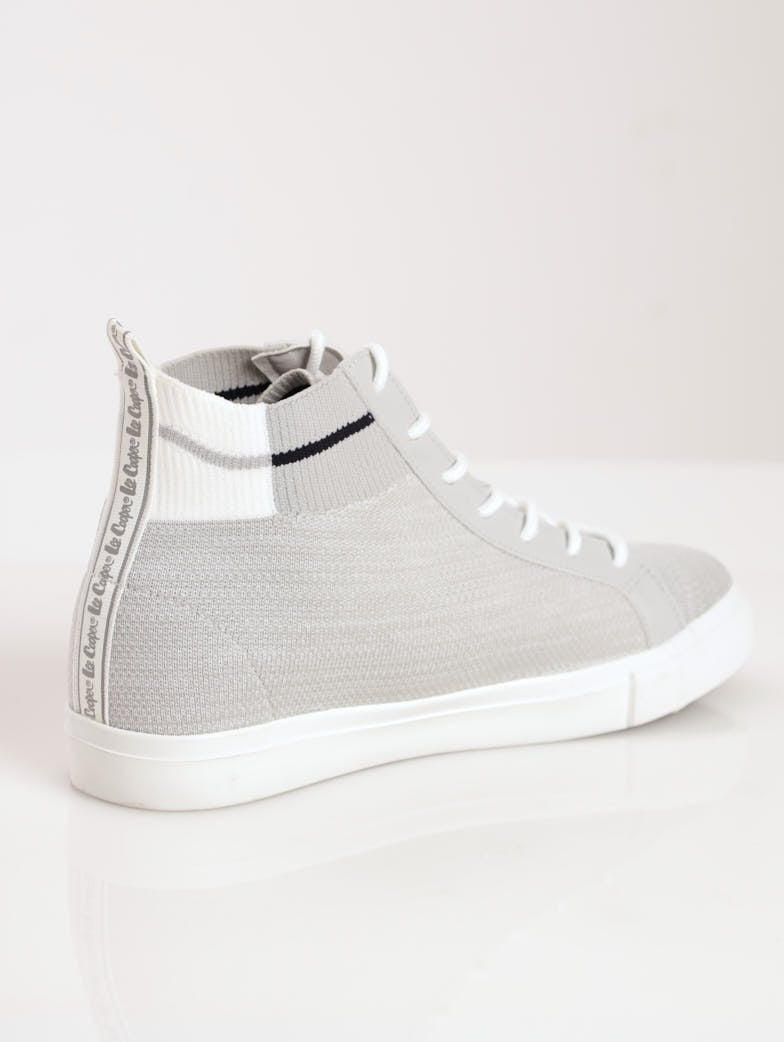 Men's Flyknit Hi-Top Sneaker - Grey