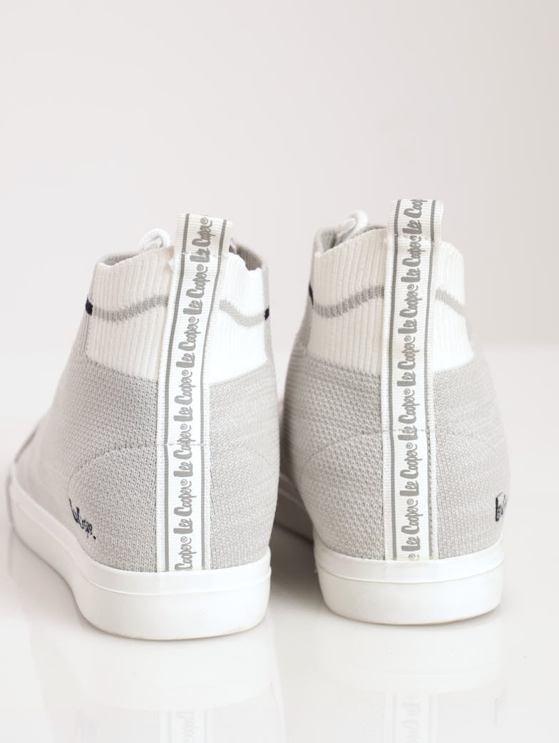 Men's Flyknit Hi-Top Sneaker - Grey