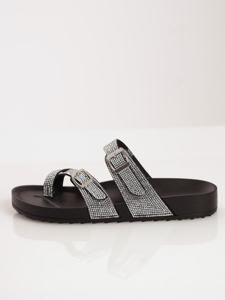 Ladies Madden Girl Twila-R Sandal - Black