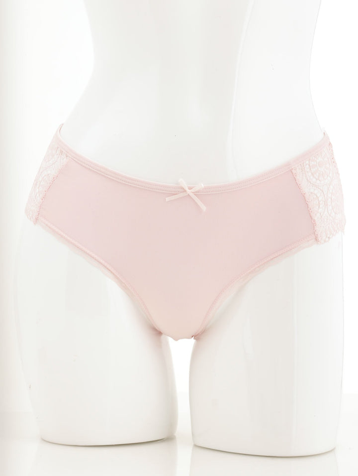 Ladies Lace Boyleg Panty - Nude