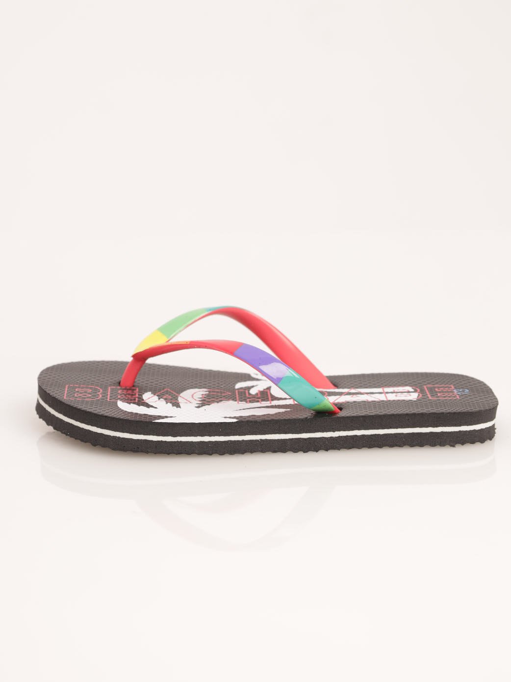 Girls Beach Babe Flip-Flop Sandal - Black
