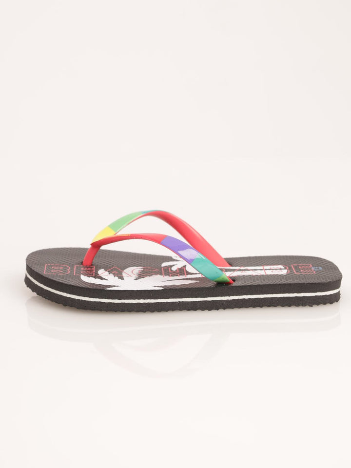 Girls Beach Babe Flip-Flop Sandal - Black