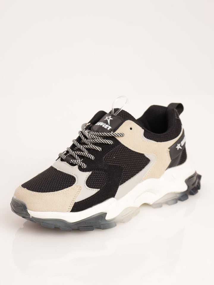 Men's Marcell Sneaker - Black/Beige