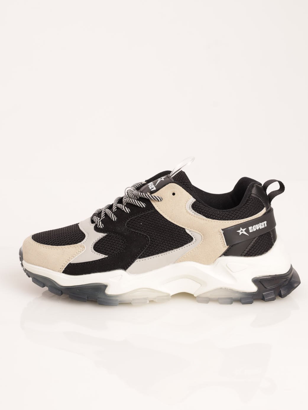 Men's Marcell Sneaker - Black/Beige