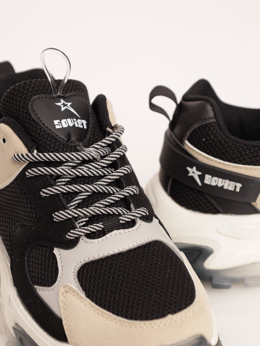 Men's Marcell Sneaker - Black/Beige