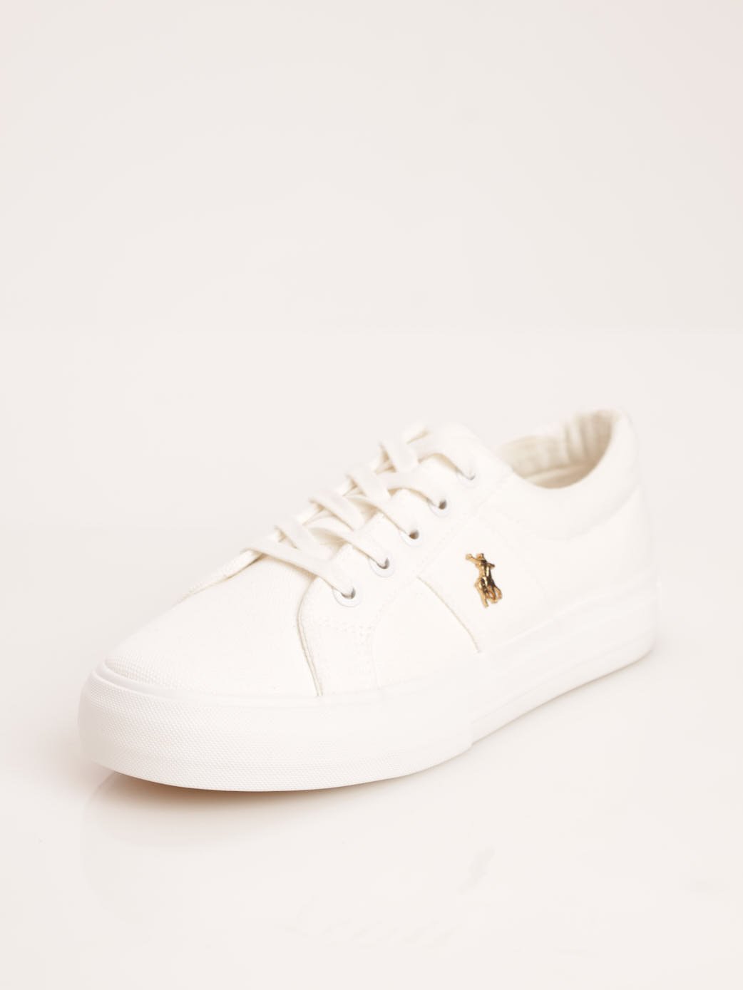 Ladies Classic Canvas Sneaker - White