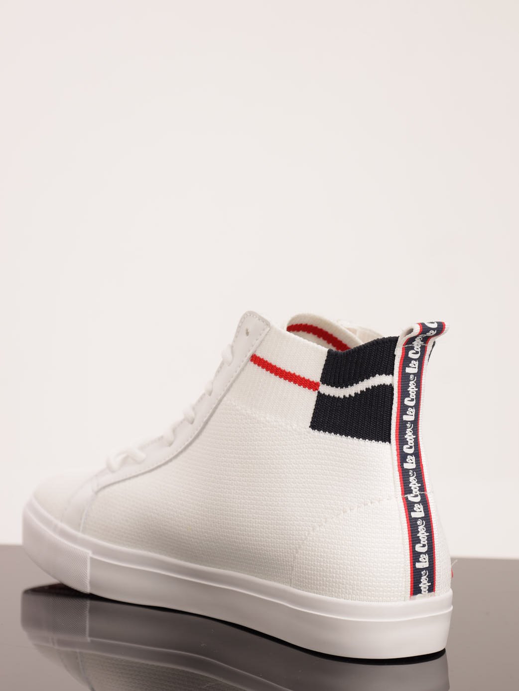 Men's Flyknit Hi-Top Sneaker - White