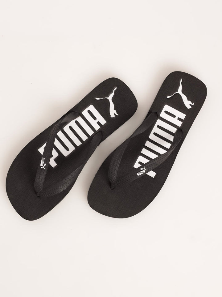 Men's First Flip Brushed Sandal - Black/White