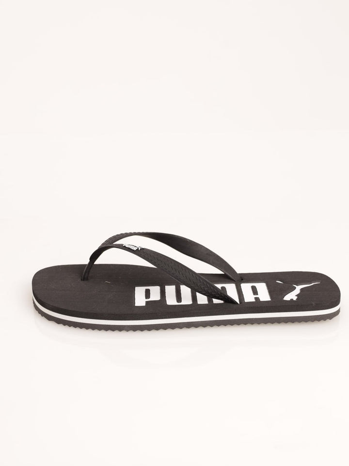 Men's First Flip Brushed Sandal - Black/White