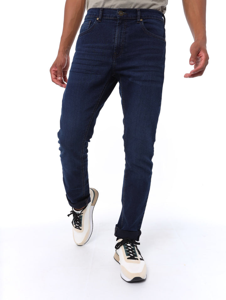Men's Dark Stretch Skinny Denim Jean