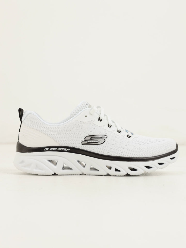 Ladies Glide-Step Sport Sneaker - White/Black