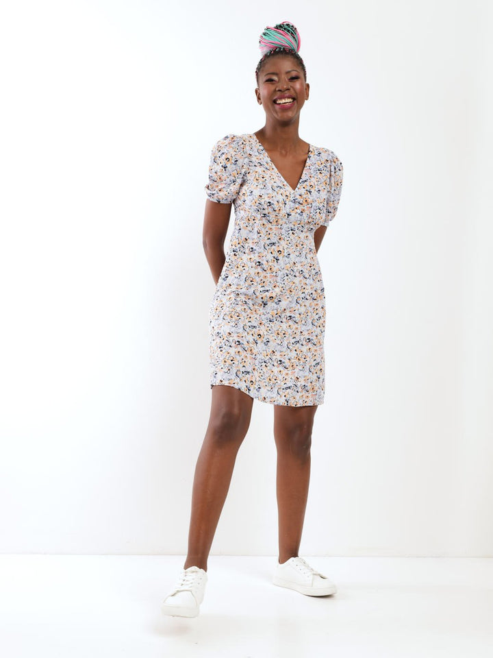 Ladies Floral Tea Dress