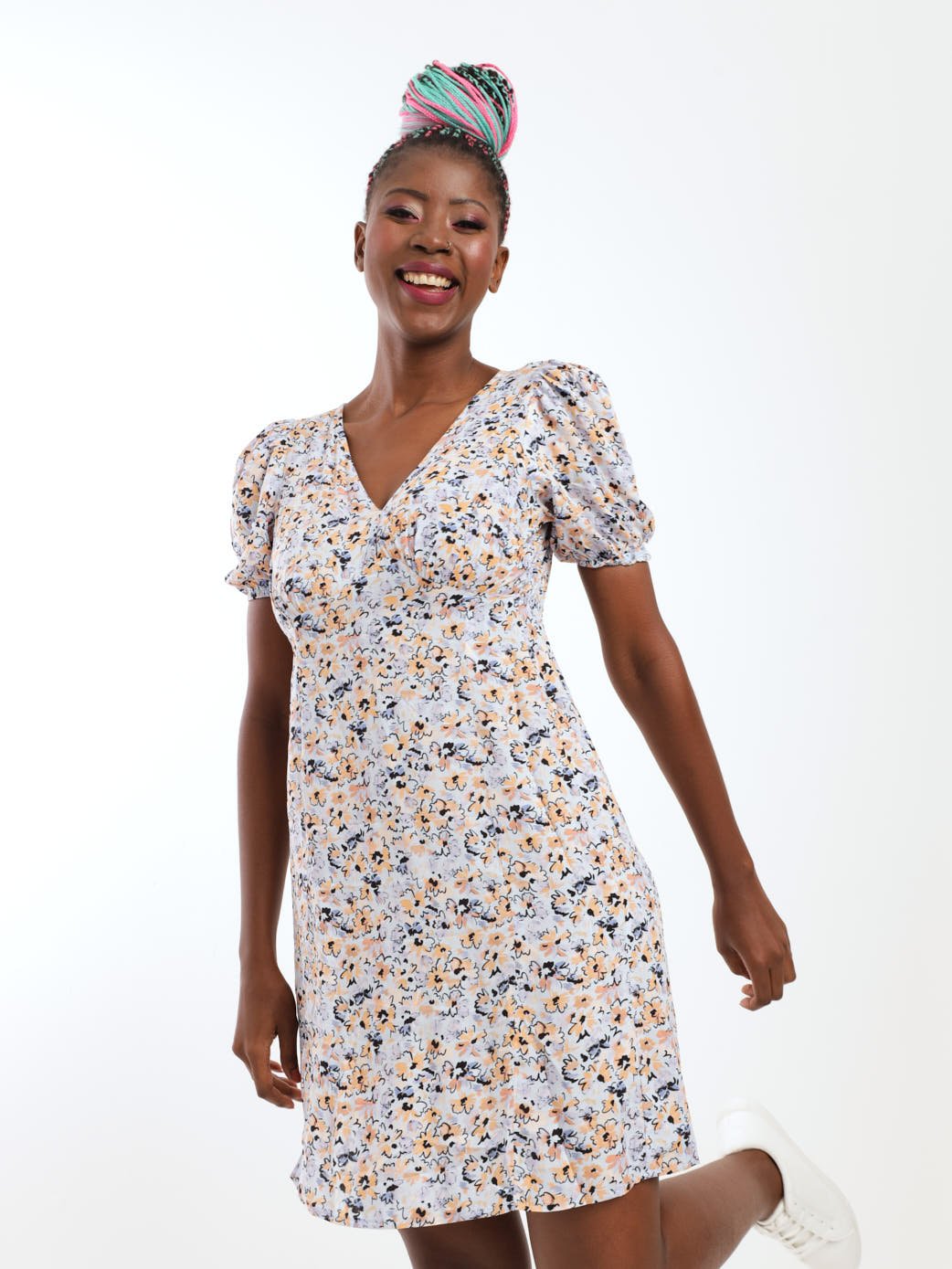 Ladies Floral Tea Dress