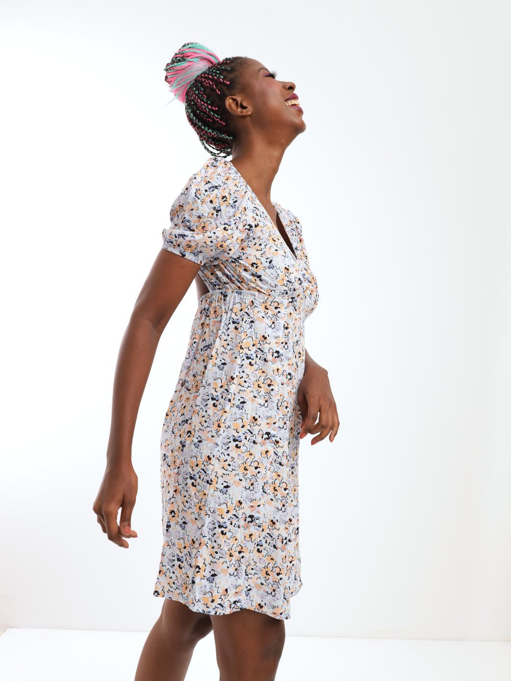 Ladies Floral Tea Dress