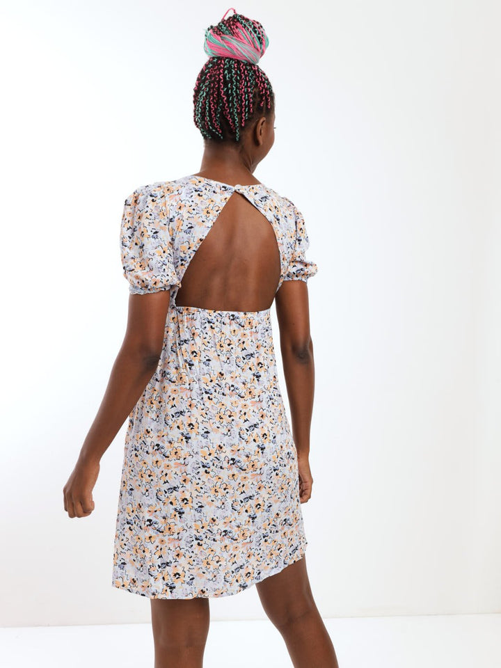 Ladies Floral Tea Dress