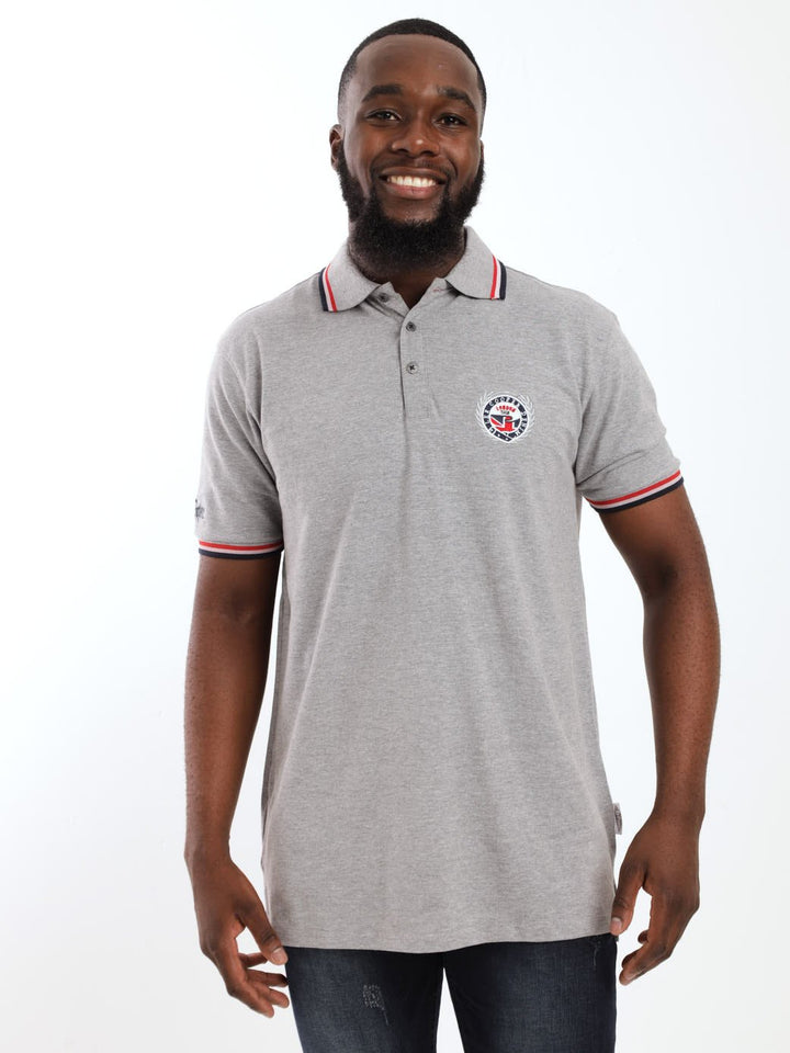 Men's Craig Golfer - Grey Melange