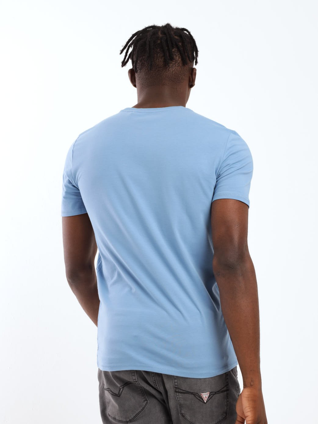 Men's Short Sleeve Rusty Crew Neck Tee - Blue