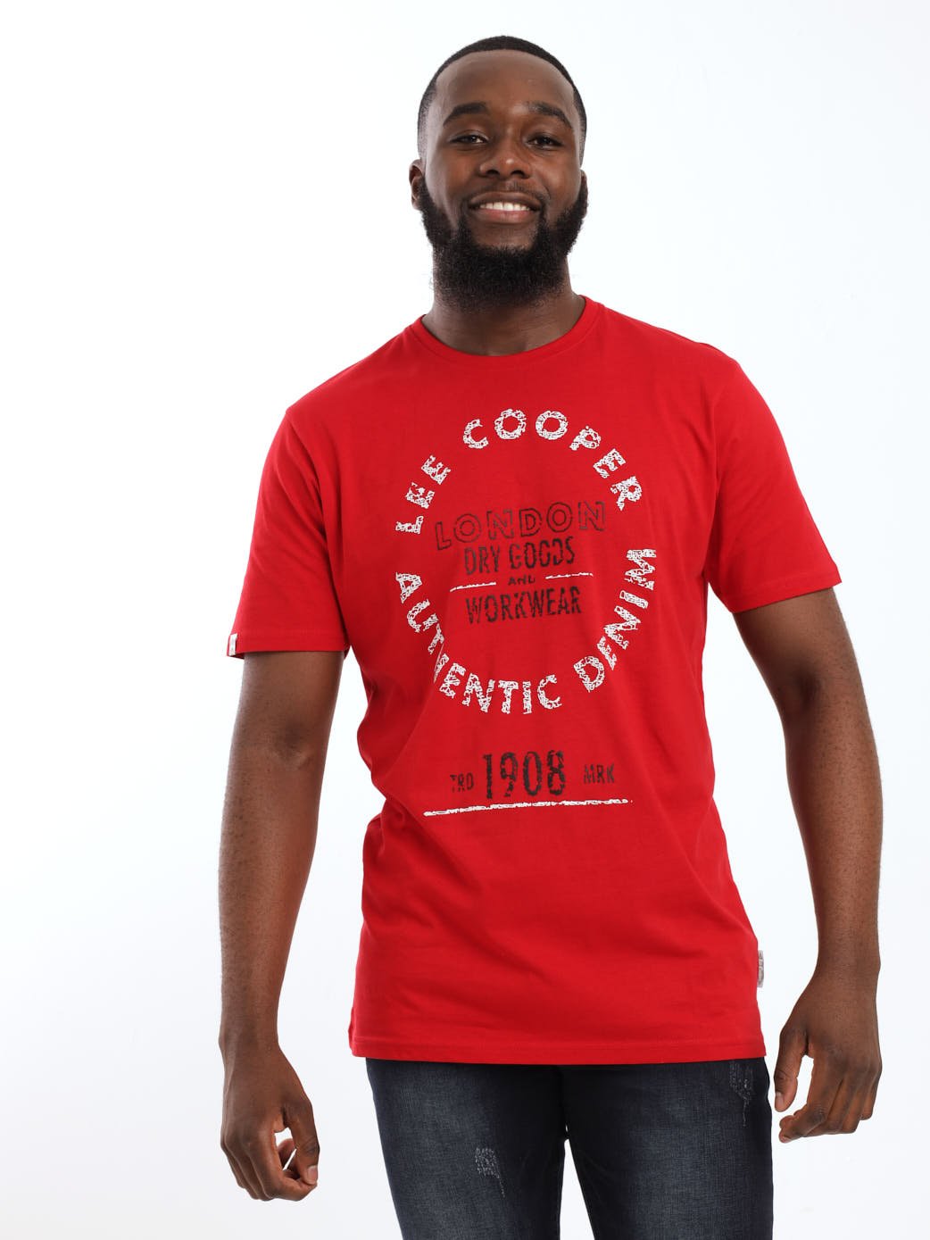 Men's Marvin Printed Tee - Red