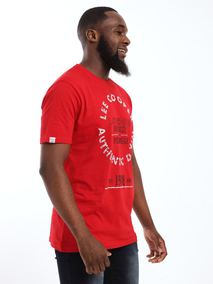 Men's Marvin Printed Tee - Red