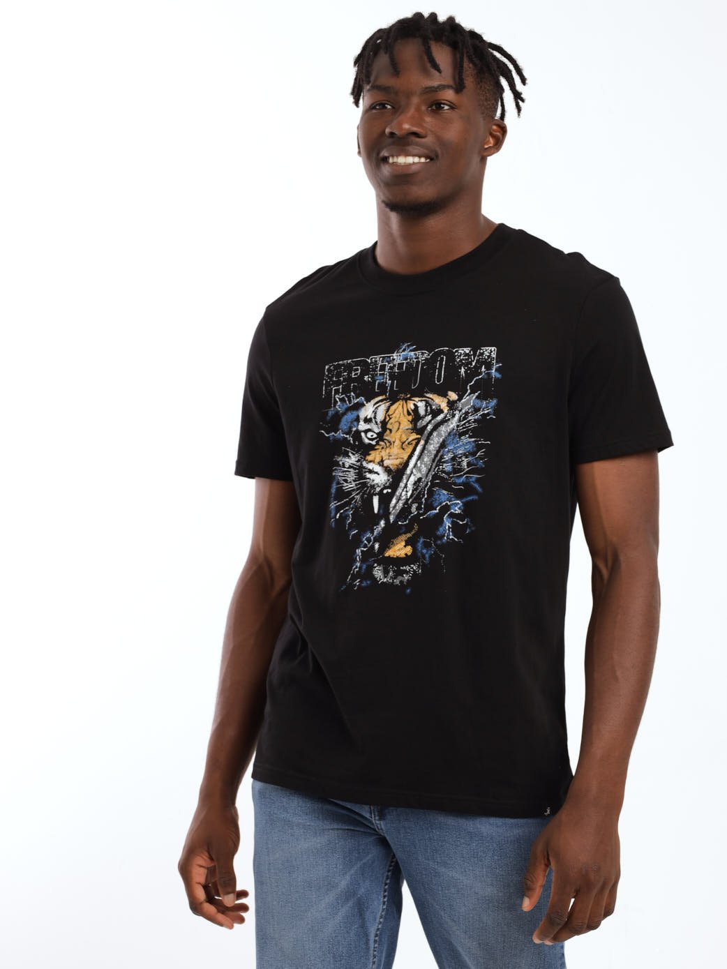 Men's Faded Tyga Tee - Black