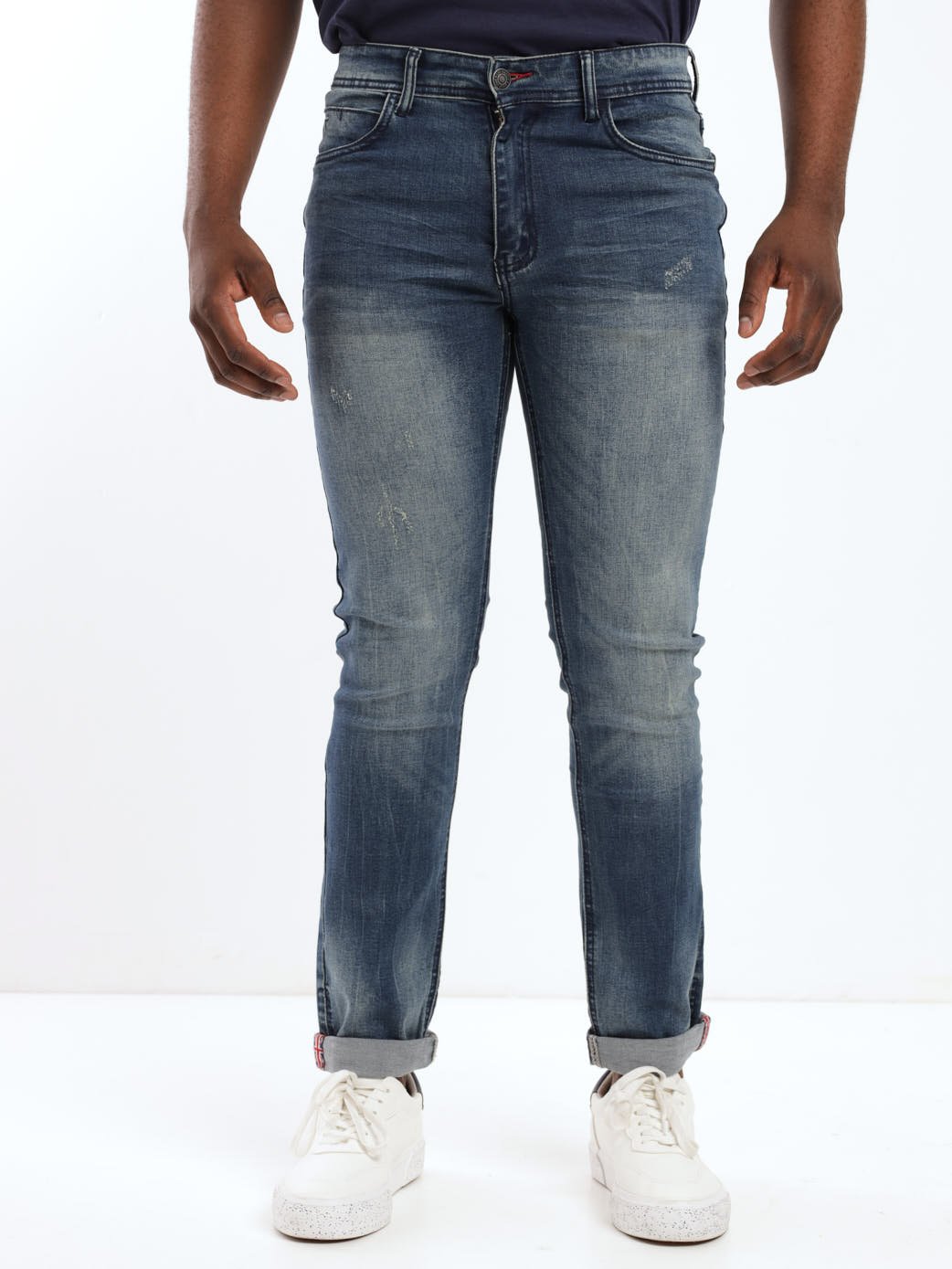 Men's Mid Blue Jack Tapered Denim Jean