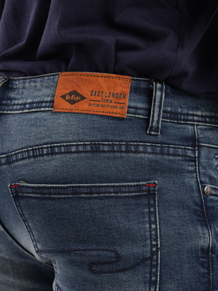 Men's Mid Blue Jack Tapered Denim Jean