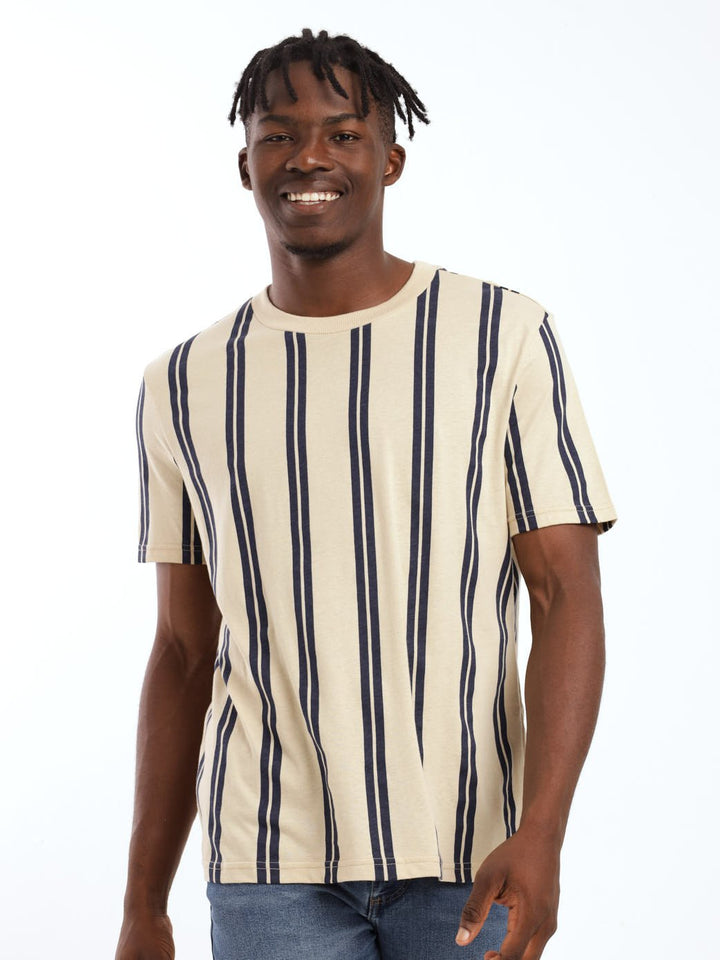 Men's Vertical Striped Tee