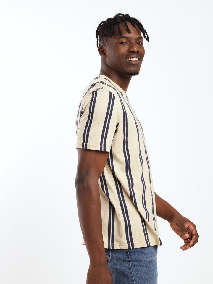 Men's Vertical Striped Tee