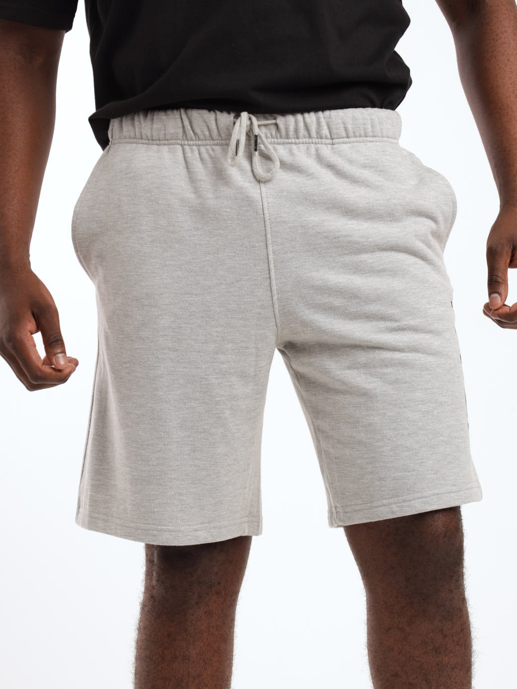 Mens Short Sleeve Small Logo Shirt- Grey