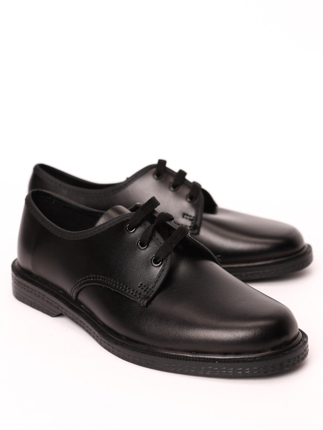 Boys Lace Up School Shoe Black